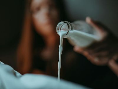 Blurry artistic shot of person hands in movement